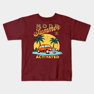 MODE SUMMER ACTIVATED Kids T-Shirt